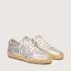 Super-Star LAB da donna in nappa metallizzata con stella in TPU argento