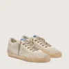 Super-Star LAB da donna in rete con stella in pelle scamosciata beige