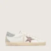 Super-Star LTD da donna con stella glitterata multicolore e linguetta sul tallone in pelle scamosciata