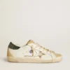 Super-Star LTD da donna con stella in pelle e linguetta sul tallone con cristalli Swarovski