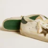 Super-Star LTD da donna con stella in pelle e linguetta sul tallone con cristalli Swarovski