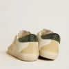 Super-Star LTD da donna con stella in pelle e linguetta sul tallone con cristalli Swarovski