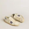 Super-Star LTD da donna con stella in pelle scamosciata e linguetta sul tallone con cristalli Swarovski