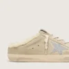 Super-Star Sabot con stella in cristallo Swarovski e fodera in shearling