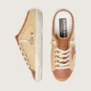 Super-Star Sabot da donna in rafia con stella rosso mattone