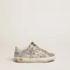 Super-Star Young con glitter argento