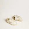 Super-Star Young con stella in pelle lilla e linguetta del tacco glitterata
