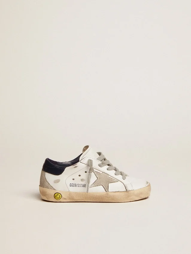 Super-Star Young con stella in pelle scamosciata