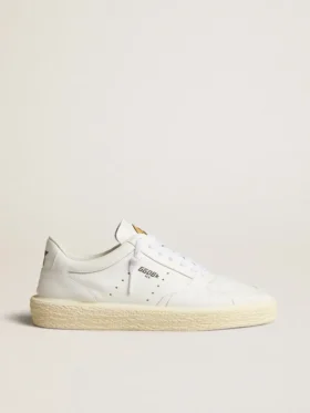 Tenth Star da donna in pelle bianca