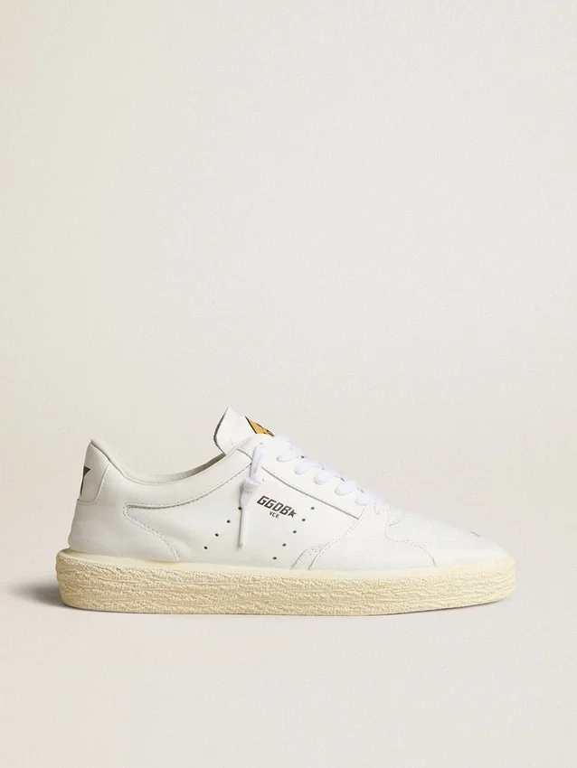 Tenth Star da donna in pelle bianca