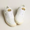 Tenth Star da donna in pelle bianca
