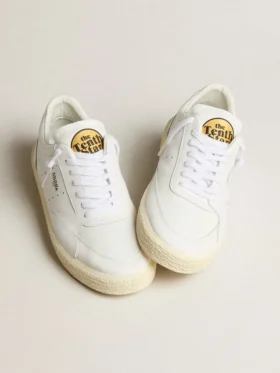 Tenth Star da donna in pelle bianca