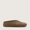 Tierra da uomo in pelle scamosciata color kaki
