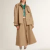 Trench da donna oversize con cristalli