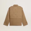 Trench da donna oversize con cristalli