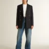 True-Star da donna con paillettes argentate, stella nera e linguetta sul tallone in pelle argentata