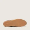 True-Star da donna in naplak bordeaux con stella in pelle scamosciata e linguetta sul tallone in nappa argentata
