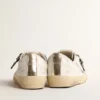 V-Star con stella rosa glitterata e linguetta sul tallone in pelle metallizzata