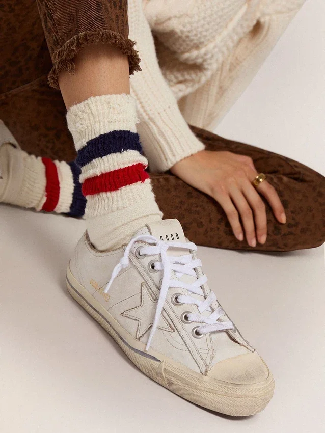 V-Star da donna in pelle effetto vintage