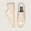 V-Star in pelle nappa beige con stella in pelle scamosciata rosa antico