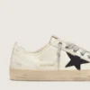 V-Star in pelle nappa con stella in pelle nabuk nera