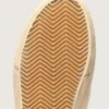 VCE Penstar da donna in pelle scamosciata beige e paillettes color perla