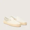 VCE Penstar da uomo in pelle scamosciata beige e paillettes color perla