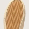 VCE Penstar da uomo in pelle scamosciata beige e paillettes color perla