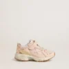 Young Lightstar in pelle rosa e rete con stella in pelle rosa