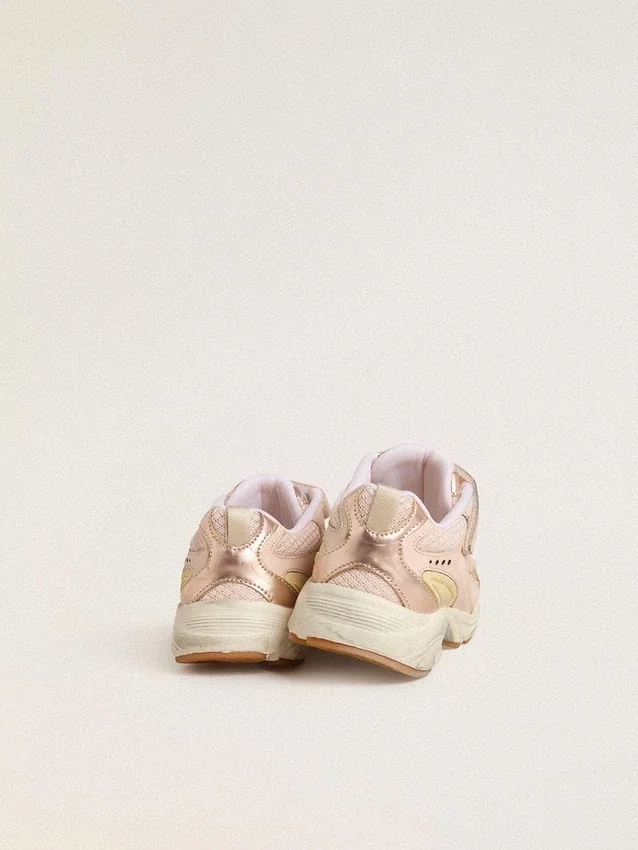 Young Lightstar in pelle rosa e rete con stella in pelle rosa