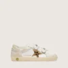 Young Old School in nappa con stella in pelle di pony con stampa leopardata e inserti in pelle